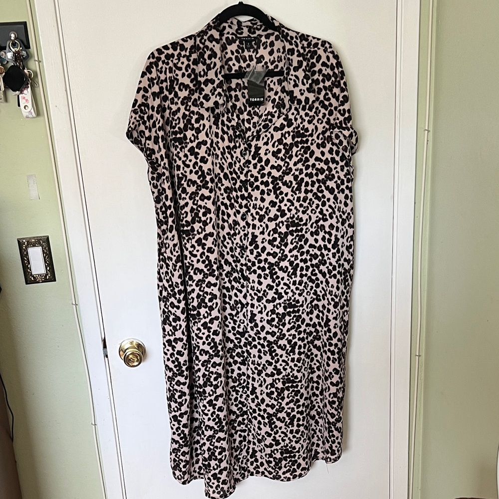 Torrid Animal Print Dolman Tunic